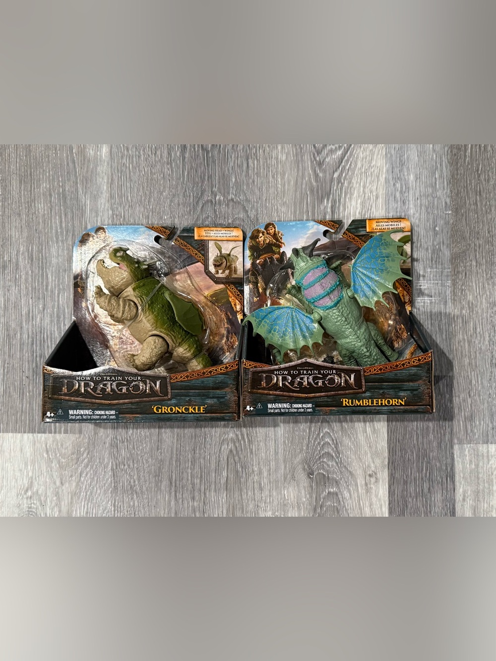Spin Master How to Train Your Dragon Terrible Terrors Set: Gronckle & Rumblehorn